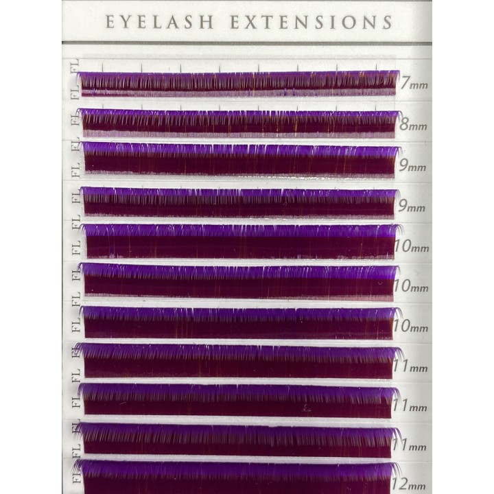 PURPLE LASHES - MIXED SIZES