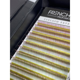 cils en couleur jaune