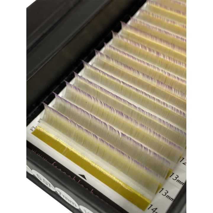 cils en couleur jaune