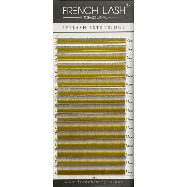 cils en couleur jaune