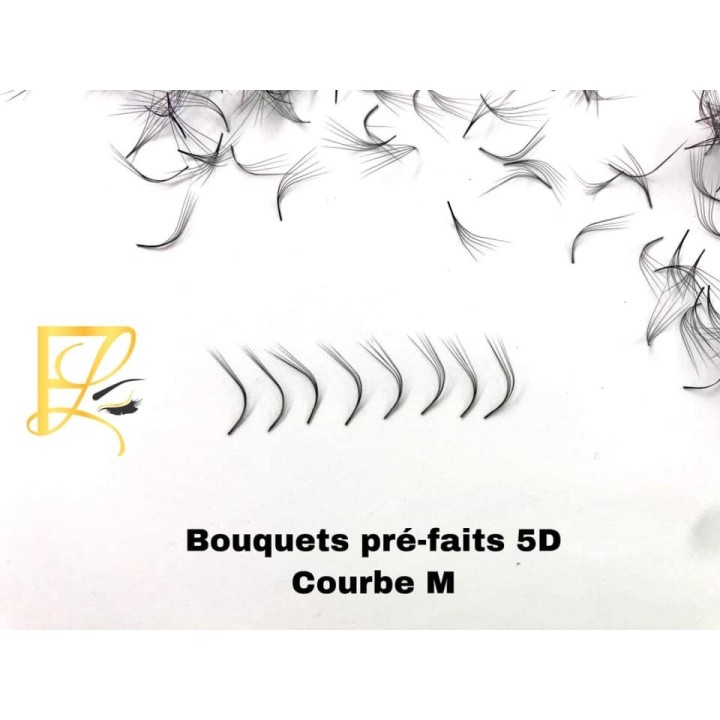 Courbes L et M - BOUQUET PRÉ-FAIT 5D - 0,07mm