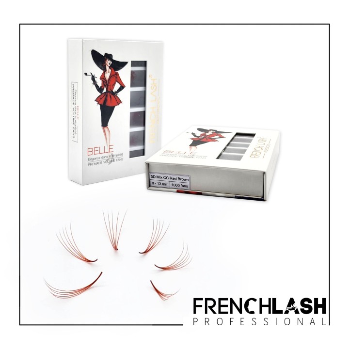 5D ROUGE MARRON MIXTE 1000 BOUQUETS