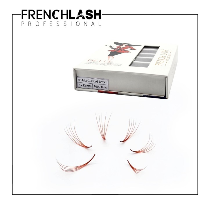 5D ROUGE MARRON MIXTE 1000 BOUQUETS