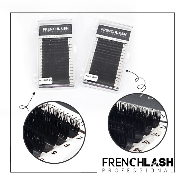 CILS EN SOIE A PRIX CASSES - LONGUEUR MIXTE