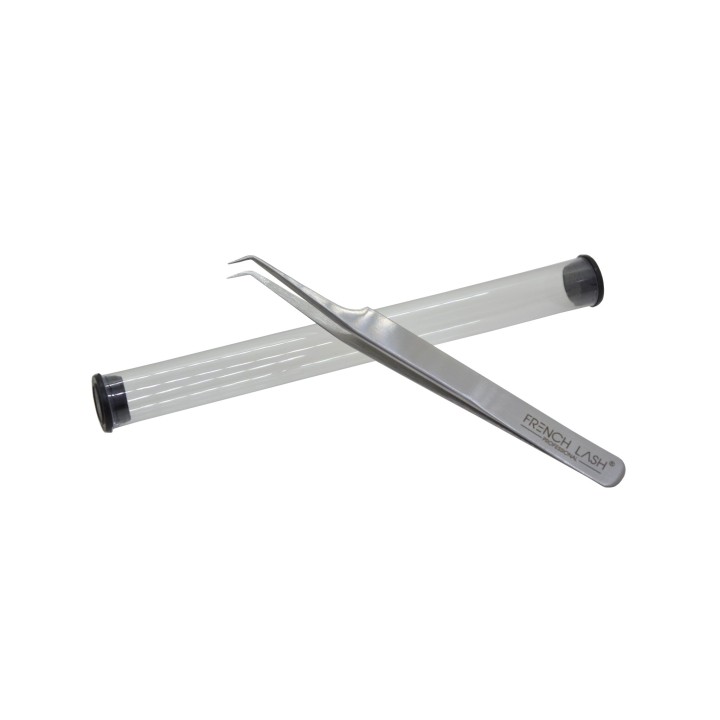 PINCE COURBE 75° pour isolation ou technique cil par cil