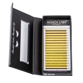 cils en couleur jaune